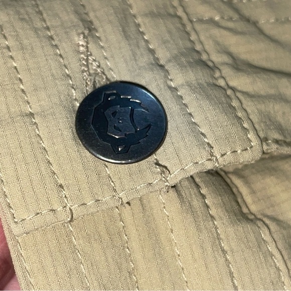 Howler Bros Shorts Size 34 Khaki Watermans Ripstop Nylon Outdoors Beige Men Work - Picture 8 of 12